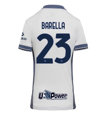 Inter Milan Nicolo Barella #23 Segunda Equipación Mujer 2024-25 Manga Corta